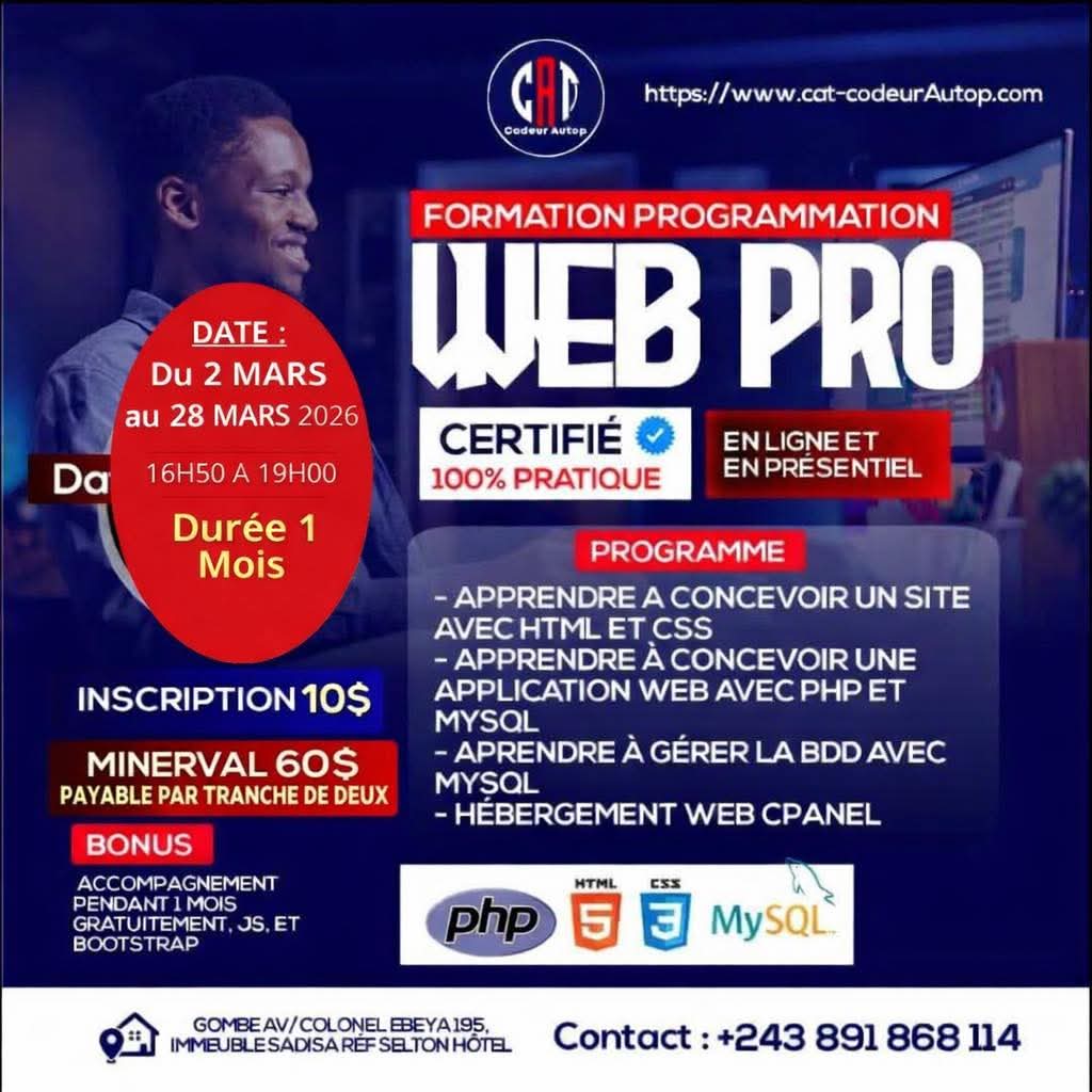 Programmation web professionnelle